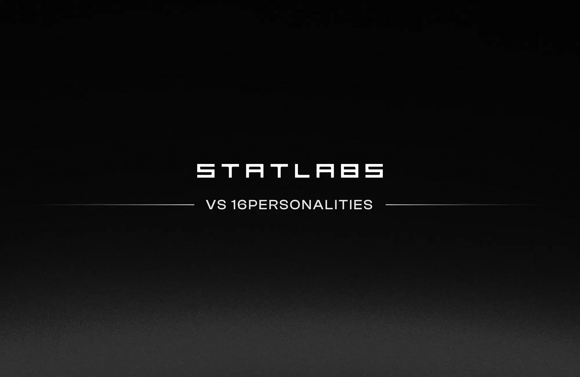 Statlabs vs 16Personalities
