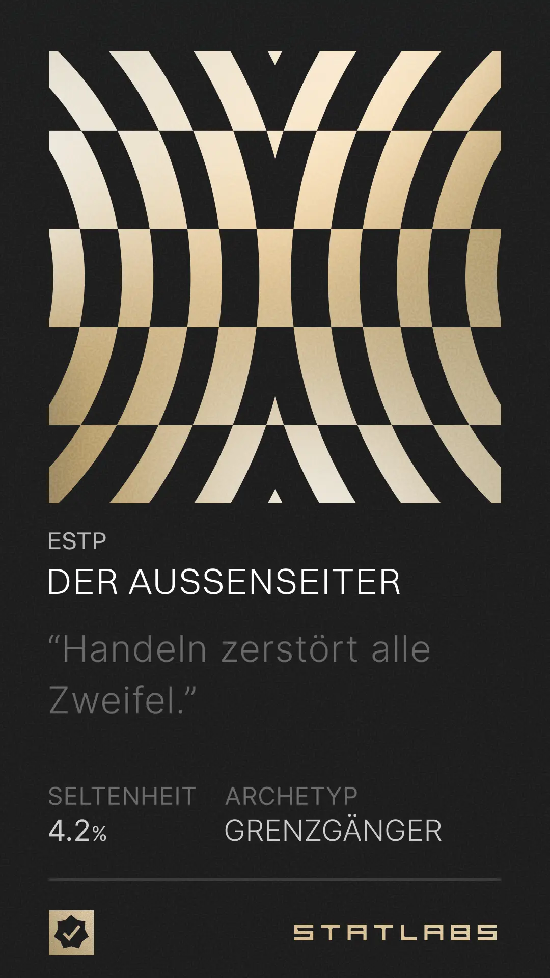 JENSEITS DER PERSÖNLICHKEIT
